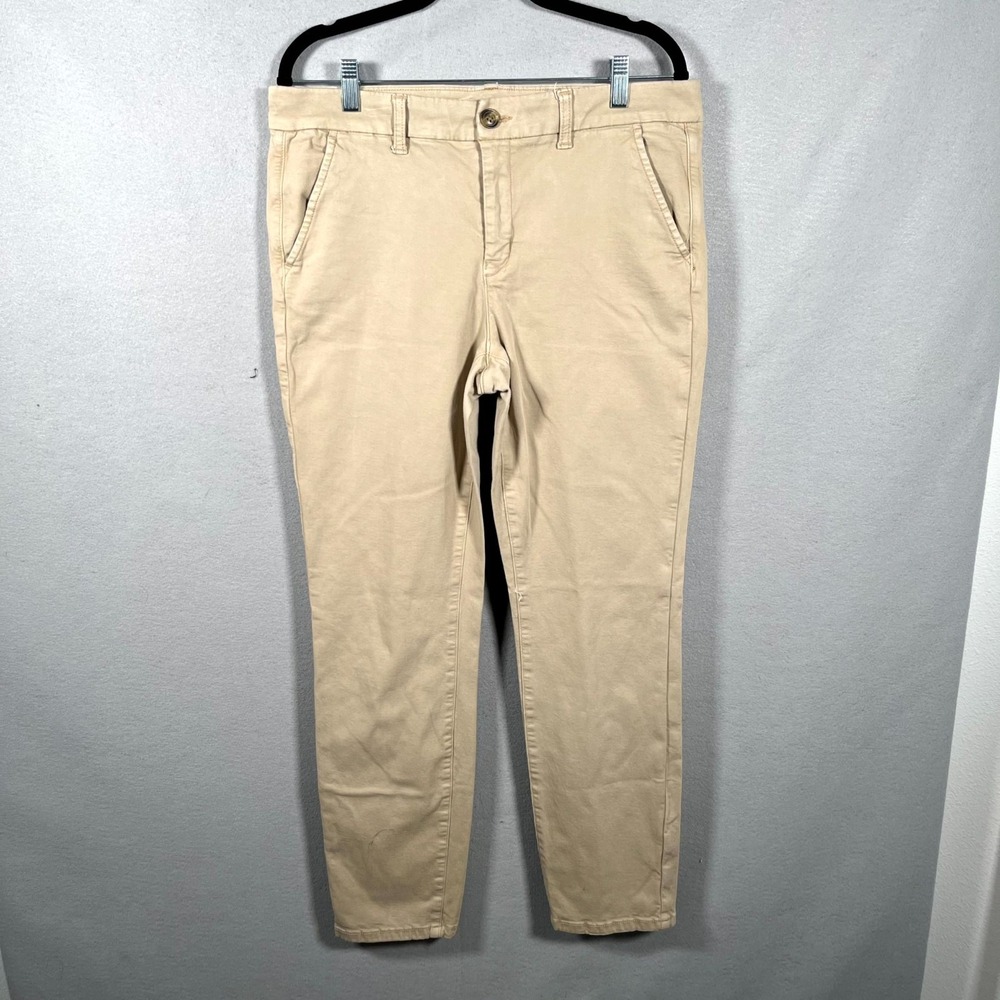 American Eagle‎ Outfitters Chino Pants Mens 36 Beige Pockets Relaxed Fit Outdoor